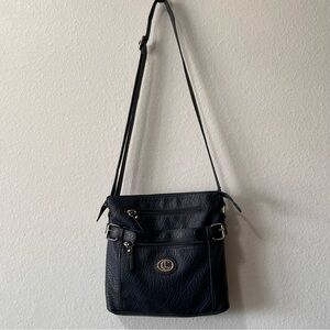 CL Carryland Multi Section Crossbody Bag, Deep Navy